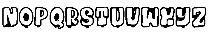Sloppy Font UPPERCASE