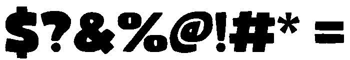 Slow Club Regular Font OTHER CHARS