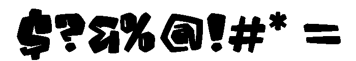 Slowblox Font OTHER CHARS