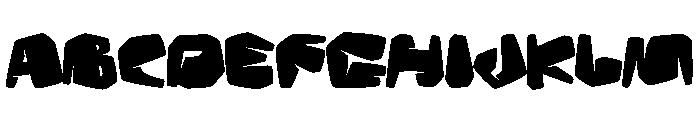 Slowblox Font UPPERCASE
