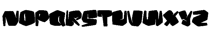 Slowblox Font UPPERCASE