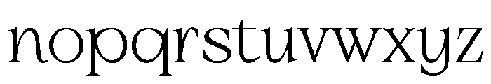 Slowdate Regular Font LOWERCASE