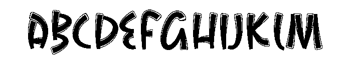 Slower Font UPPERCASE