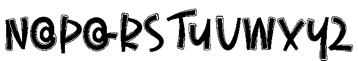 Slower Font UPPERCASE