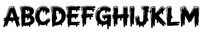 Sludge Font UPPERCASE