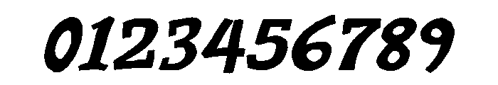 SlugSlab Bold Italic Font OTHER CHARS