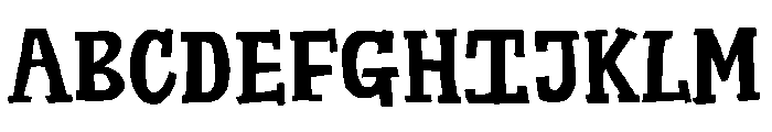 SlugSlab Bold Font UPPERCASE