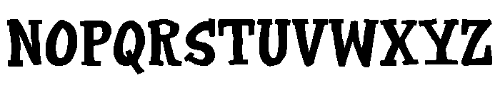SlugSlab Bold Font UPPERCASE