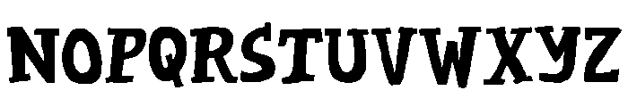 SlugSlab Bold Font LOWERCASE