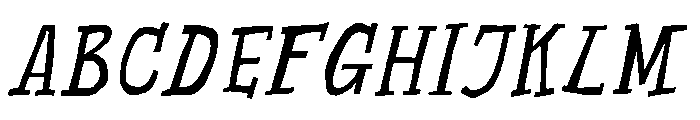 SlugSlab Regular Italic FONT