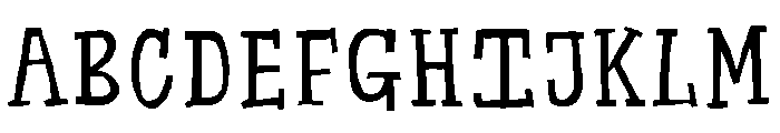 SlugSlab Regular Font UPPERCASE