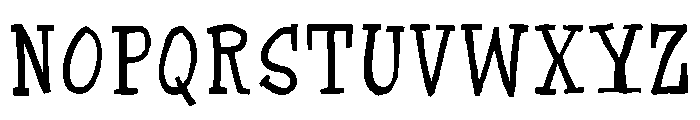 SlugSlab Regular Font UPPERCASE