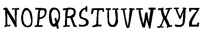 SlugSlab Regular Font LOWERCASE
