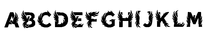 Slugs Regular Font UPPERCASE