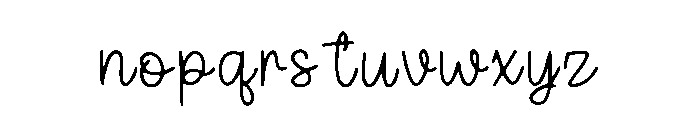 SlumberParty Font LOWERCASE