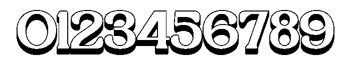 Slyzhee-3D Regular Font OTHER CHARS