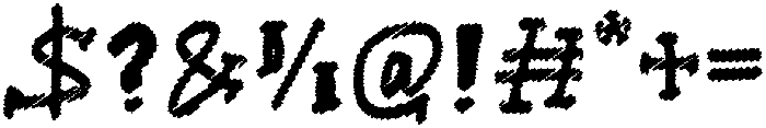 SL Desire Press Scribble Regular otf (400) Font OTHER CHARS