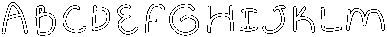 SL Magic Paw Outline Light otf (300) Font UPPERCASE