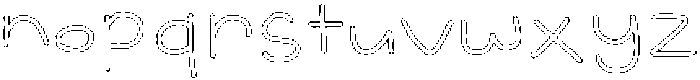 SL Magic Paw Outline Light otf (300) Font LOWERCASE