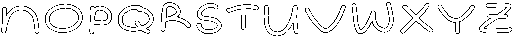SL Magic Paw Outline Regular otf (400) Font UPPERCASE