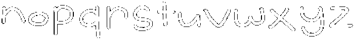 SL Magic Paw Outline Regular otf (400) Font LOWERCASE