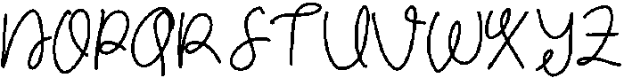 SL Signrules Regular otf (400) Font UPPERCASE