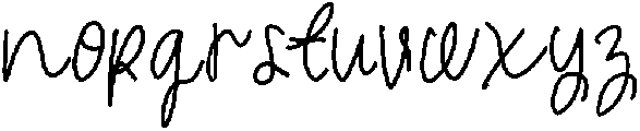 SL Signrules Regular otf (400) Font LOWERCASE