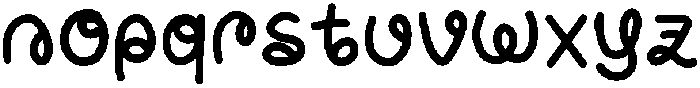 SL Sugar Bunch Regular otf (400) Font LOWERCASE