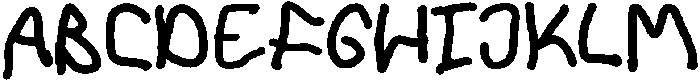 SL Wronghand Regular otf (400) Font UPPERCASE