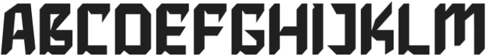 SLAXING-Regular otf (400) Font UPPERCASE