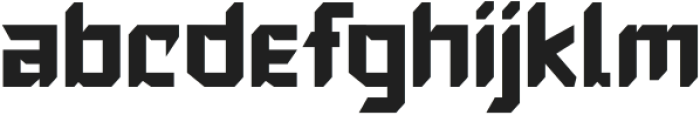 SLAXING-Regular otf (400) Font LOWERCASE