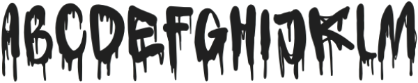 SLAYER Regular otf (400) Font UPPERCASE