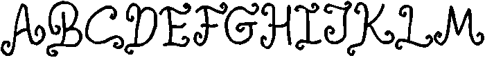 SLAmoreHouse-Regular otf (400) Font UPPERCASE