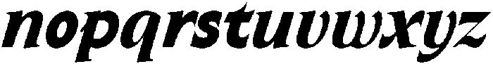 SLTF ARCILLA Black Italic otf (900) Font LOWERCASE