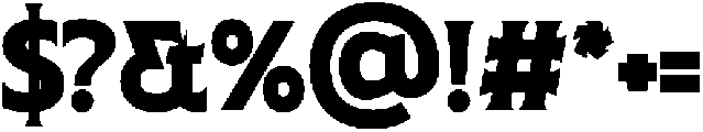 SLTF ARCILLA Black otf (900) Font OTHER CHARS