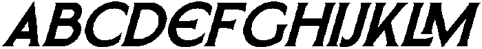 SLTF ARCILLA Bold Italic otf (700) Font UPPERCASE