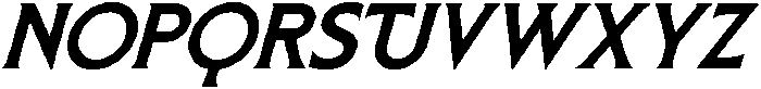 SLTF ARCILLA Bold Italic otf (700) Font UPPERCASE