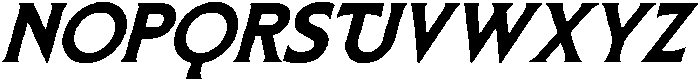SLTF ARCILLA ExtraBold Italic otf (700) Font UPPERCASE
