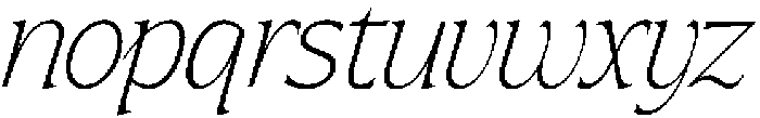 SLTF ARCILLA ExtraLight Italic otf (200) Font LOWERCASE