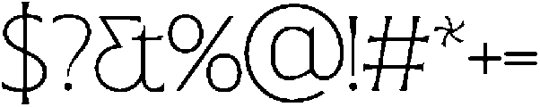 SLTF ARCILLA ExtraLight otf (200) Font OTHER CHARS