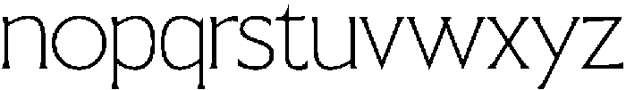 SLTF ARCILLA ExtraLight otf (200) Font LOWERCASE