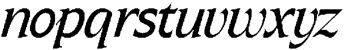 SLTF ARCILLA Medium Italic otf (500) Font LOWERCASE