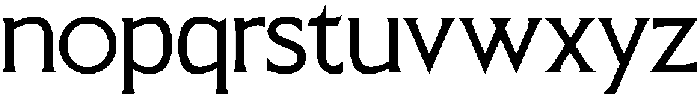 SLTF ARCILLA Regular otf (400) Font LOWERCASE