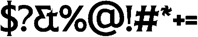 SLTF ARCILLA SemiBold otf (600) Font OTHER CHARS