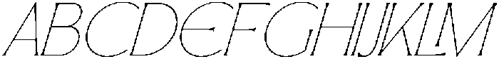 SLTF ARCILLA Thin Italic otf (100) Font UPPERCASE