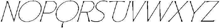 SLTF ARCILLA Thin Italic otf (100) Font UPPERCASE