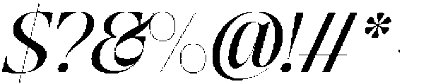 SLTF Hazel Shore Italic otf (400) Font OTHER CHARS