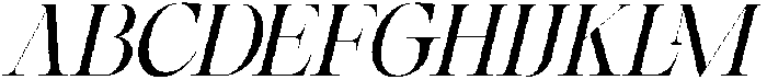 SLTF Hazel Shore Italic otf (400) Font UPPERCASE