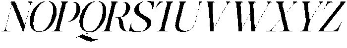 SLTF Hazel Shore Italic otf (400) Font UPPERCASE