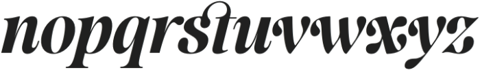 SLTF La Mystere Italic otf (400) Font LOWERCASE